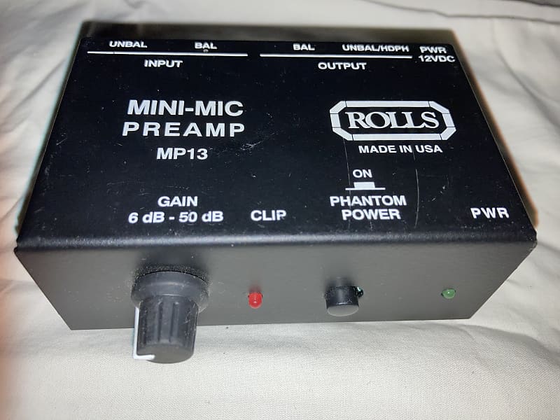 Rolls MiniMic Preamp MP13 Reverb