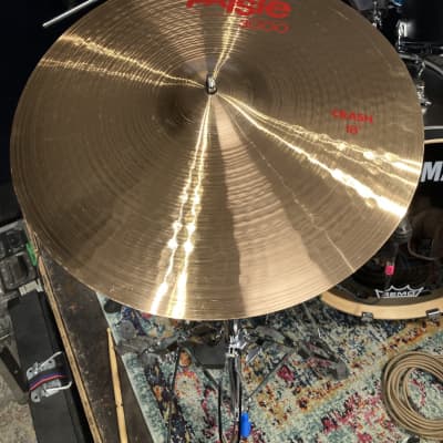 David Garibaldi's Tower of Power, Paiste 18" 3000 Series Crash Cymbal 1987 1400g image 3