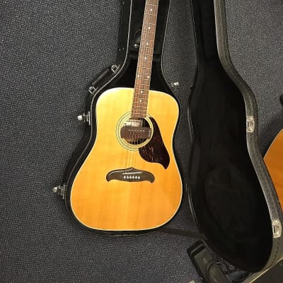 Cortez J-660 vintage acoustic electric dreadnought made in Japan 1970s with hard case for sale