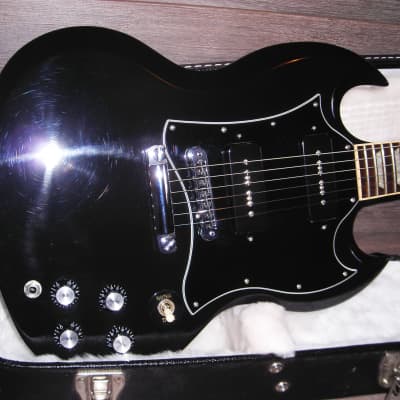 2012 Gibson SG Standard P90 Limited Edition Ebony with OHSC | Reverb