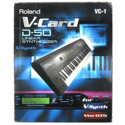 Roland VC-1 V-Card for V-Synth D-50 Complete Set In Box