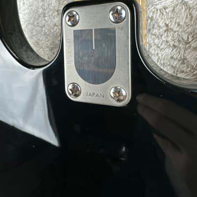 Used Univox Phase 3 Hi-Flyer Mosrite Short Scale Bass Black Mid 70's w/Original Case image 8