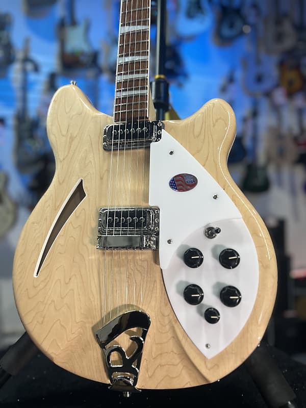 New Rickenbacker 360 Mapleglo Electric Guitar w/ OHSCase, Free Ship, Auth Dealer 360MG 773 image 1