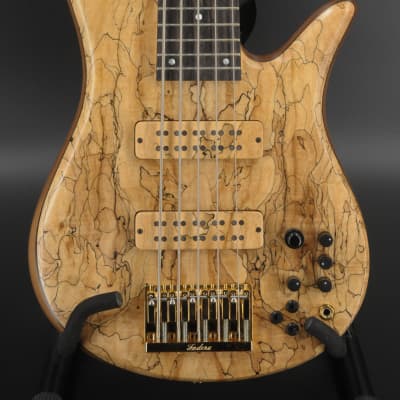 Fodera Monarch V Deluxe Spalted Maple for sale