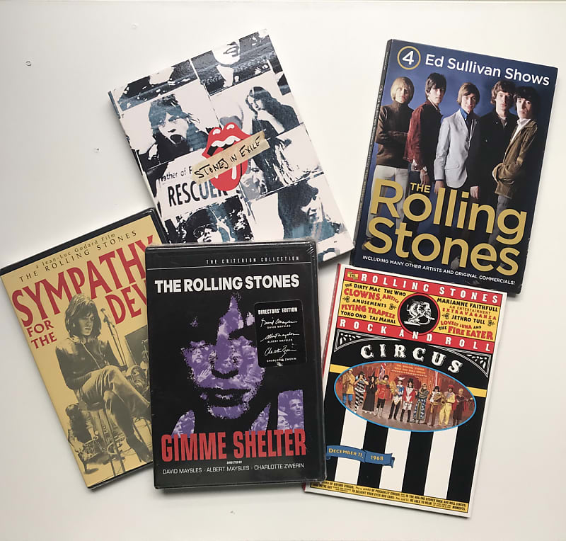 Rolling Stones DVD Various 5 Set Collection