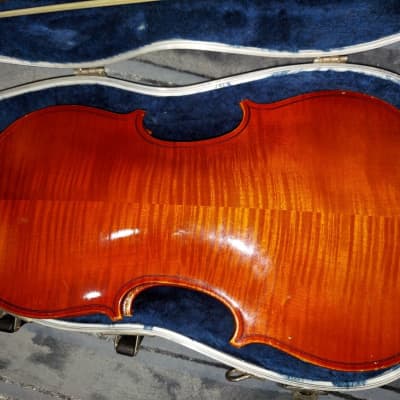 A.R. Seidel Sized 4/4 violin, Germany, 1998,  Stradivarius Copy, with Case & Bow image 16