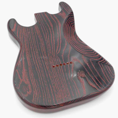 4lbs 5oz BloomDoom Nitro Lacquer Aged Relic Doghair Hardtail S-Style Custom Guitar Body image 5