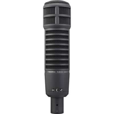 Electro-Voice RE20-BLACK Broadcast Announcer Microphone with Variable-D