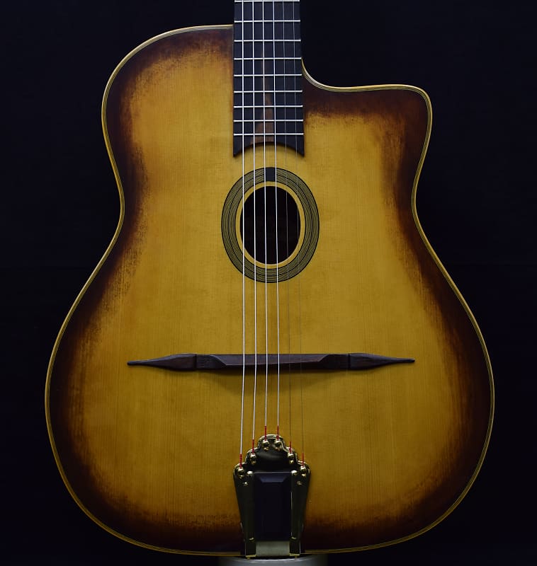 Leveller Gypsy Jazz Guitar Oval hole 2023 Satin / Antigua Reverb