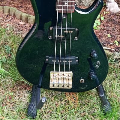 Aria Pro II RSB Deluxe II Bass - Gloss Black Gold Hardware