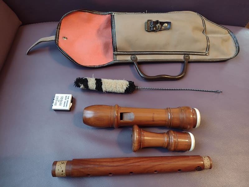 Moeck Alto Rottenburgh Recorder 1970's with case Baroque | Reverb