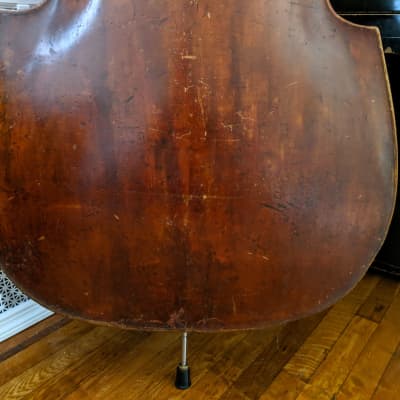 German Double Bass Upright Bass 1850 Brown image 18