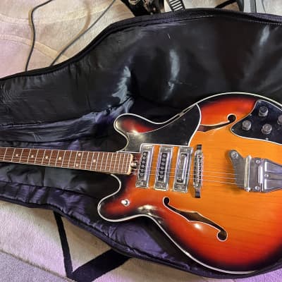 Audition Teisco 335 1960s - Burst hollow body for sale