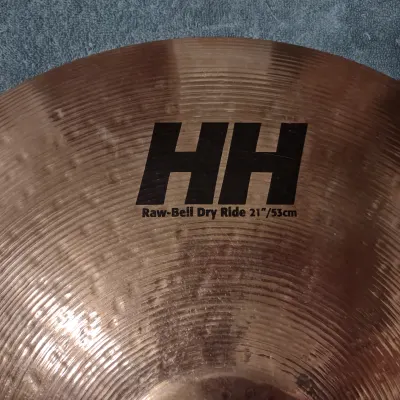 Sabian HH 21" Raw Bell Dry Ride Cymbal - Brilliant image 5