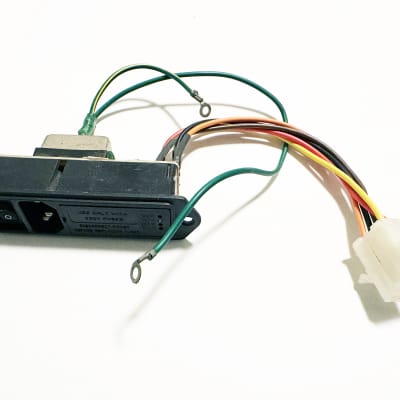 Kurzweil K2500 K2600 Synthesizer Power Inlet Module Assembly. Works Great !
