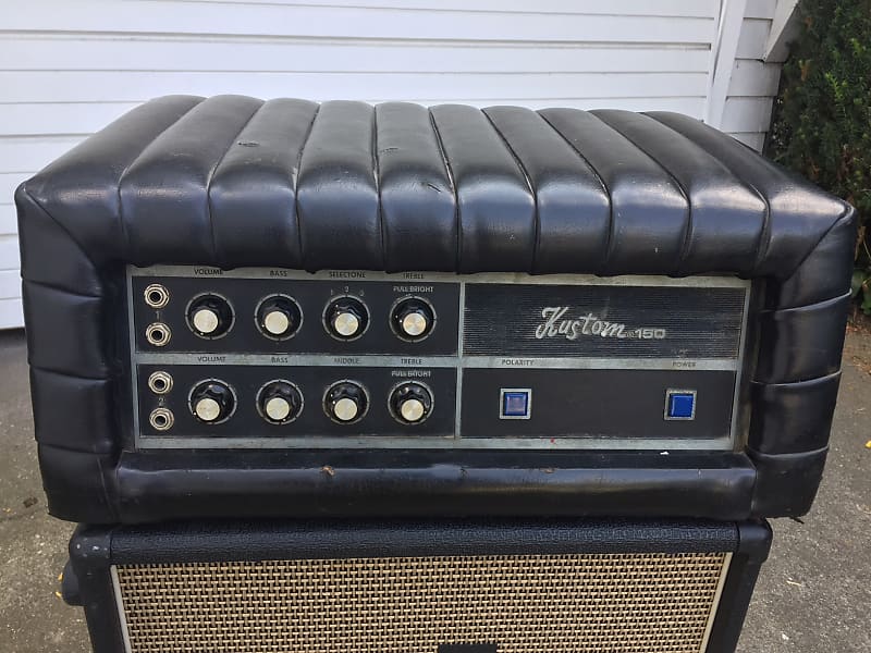 Kustom K150 Bass Amp 150 Watts Black Reverb