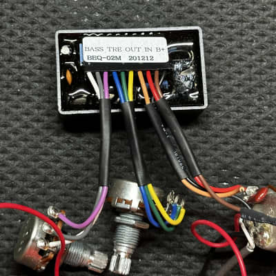 BEQ02M 2-Band Bass Preamp Prewired Assembly with Pots | Reverb