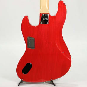 ESP Buzz Bass - Tetsuya L'Arc-en-Ciel Signature Model See Thru Festa Red image 3