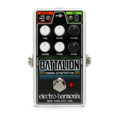 Electro-Harmonix EHX Nano Battalion Bass Preamp / Overdrive Effects Pedal image 1