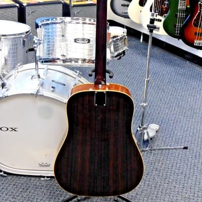 Vintage 1975 Epiphone FT-150 Dreadnought Acoustic Guitar w/ Case! Made In Japan! VERY NICE!!! image 5