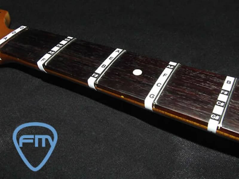 Fretboard Note Stickers for Bass. Fret Labels Decals Reverb Canada