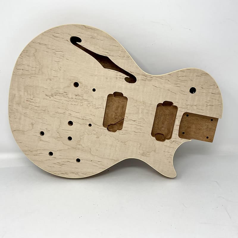 Hoodoo Les Paul Semi-Hollow Stratocaster Hybrid Guitar Body | Reverb