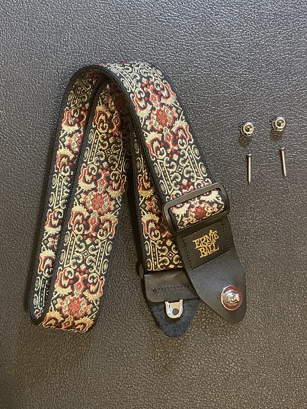 Ernie Ball Strap w/ Installed Schaller Strap Locks Reverb