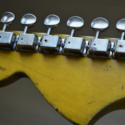 American Fender Stratocaster Relic Custom Nitro Blue Sparkle HSS image 14