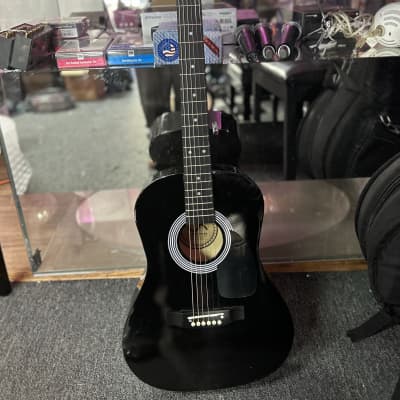 J. Reynolds JR14BK-A Acoustic Guitar - Black for sale