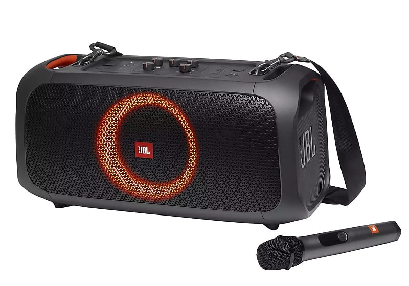 JBL Partybox Encore with 2 wireless mics splashproof portable party sp