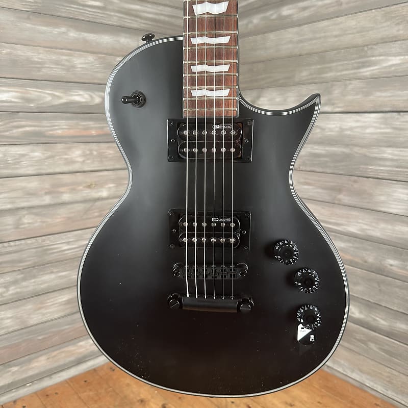 ESP LTD Eclipse EC-256 BLK-S Electric Guitar - Satin Black (SR) image 1