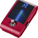 Korg Pitchblack Custom High-sensitivity Chromatic Pedal Tuner Red