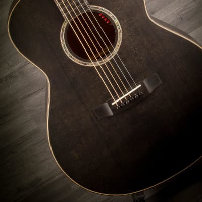 Auden Austin Electro Acoustic Guitar - Satin Black image 5