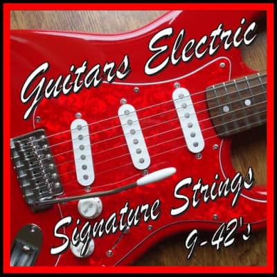 Electric Guitar Strings 09-42's SUPER LIGHT Gauge Nickel wound .009- .042 for sale