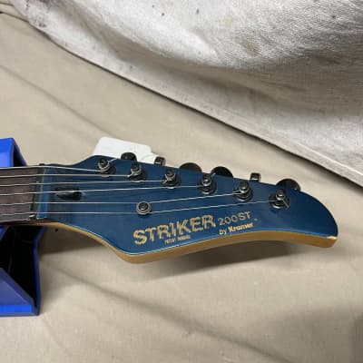 Kramer Striker 200ST Guitar MIK Made In Korea 1980s Blue image 14