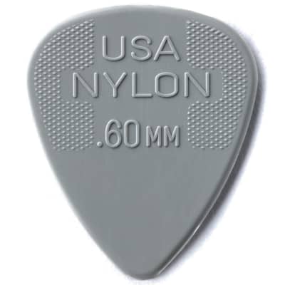 Dunlop 44R.60 Nylon Standard .60mm Guitar Picks , 72 Pack image 1