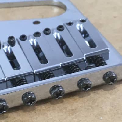 Fender Modern American Gotoh? MIJ 6 Saddle Guitar Bridge Genuine Tele NOS Relic image 5