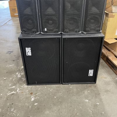 Bag End D-12E Subs and TA6000 tops, Infra-M Box 2000s - Black for sale