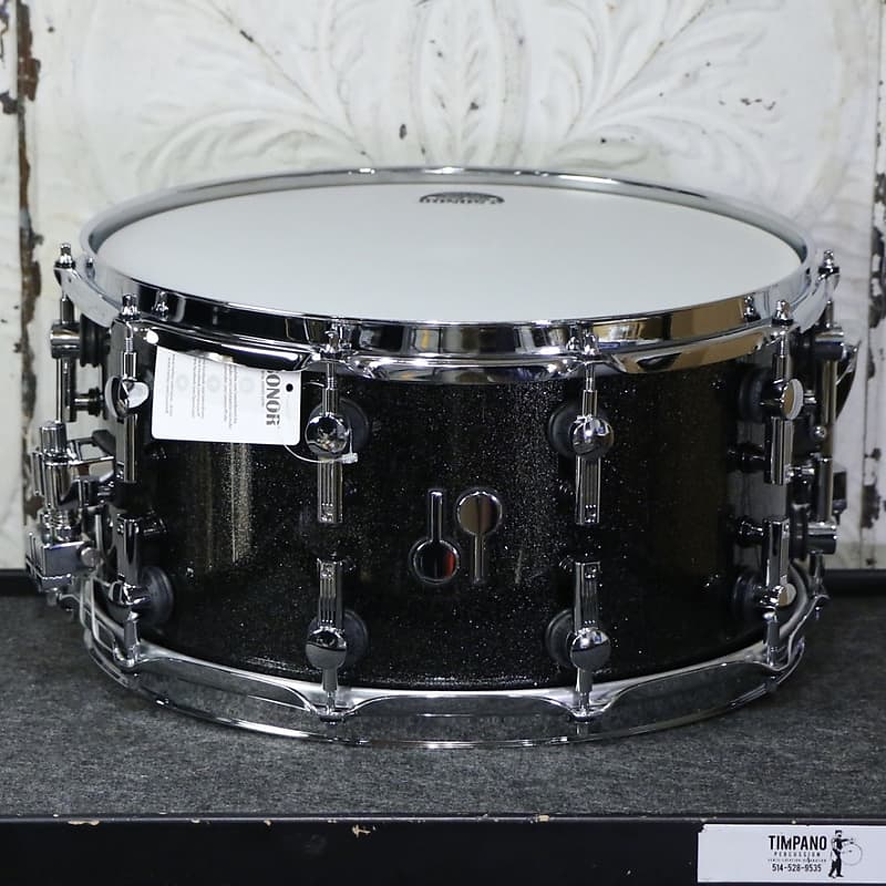 Sonor SQ2 Snare Drum Maple Heavy 14X7.5in Black Sparkle | Reverb