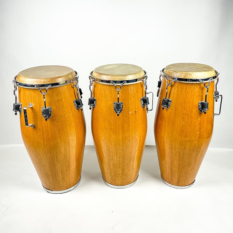 Valje Set Of 3 Congas Owned by Frank Cook of Canned Heat Reverb