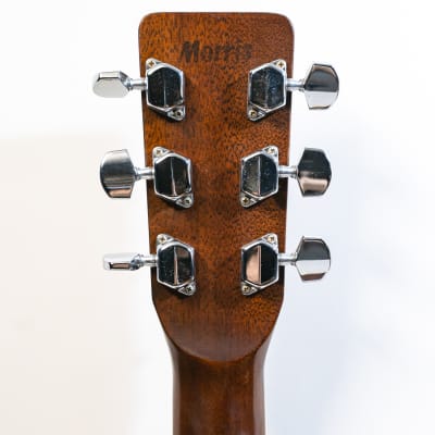1980s Morris MD-505 Acoustic Dreadnought Guitar - Natural