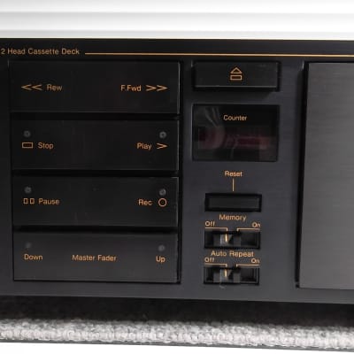 1984 Nakamichi BX-150 Black Stereo Cassette Deck Excellent, Serviced, New Belts & Tire 01-2022 #533 image 3