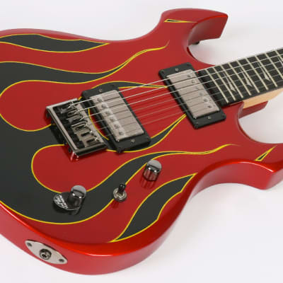 Kramer Pariah Double Cut HH Unique Design Graphic Fire Flame