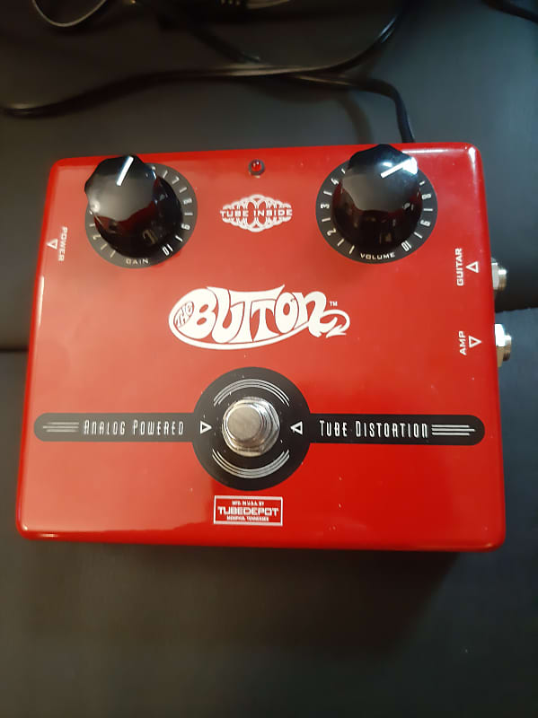 Tube Overdrive Pedal The Button Tube Overdrive Red Reverb