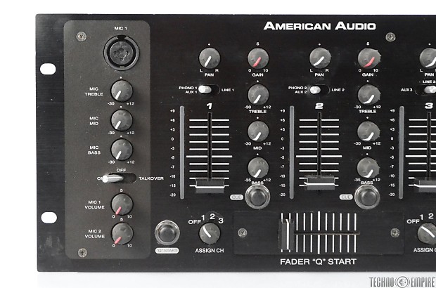 American Audio Q-2422 PRO Professional DJ Preamp Mixer