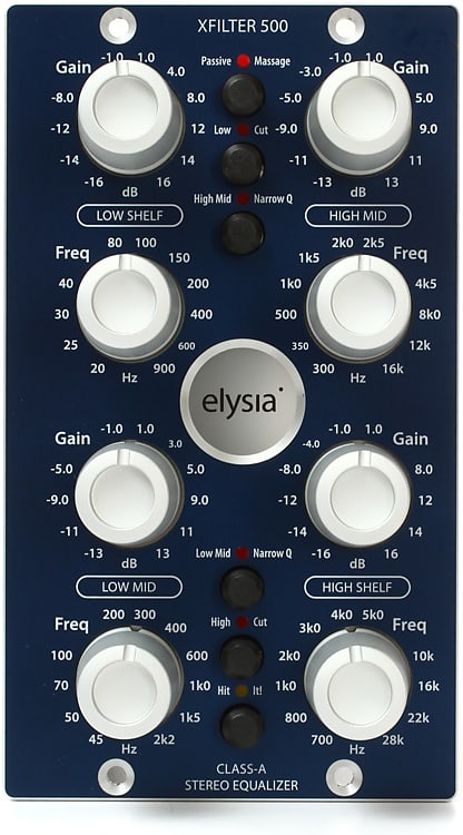 elysia xfilter 500 500 Series Stereo Equalizer image 1