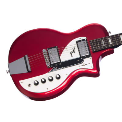 Airline Guitars Twin Tone - Metallic Red - Supro Dual Tone Tribute Electric Guitar - NEW! image 2