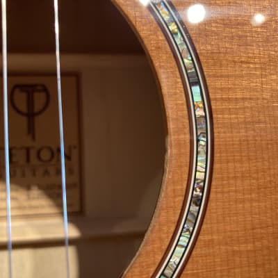 Teton DREADNOUGHT GUITAR, SOLID SPRUCE TOP, GLOSS FM HONEYBU (STS130FMGHB ) 2023 - SOLID SPRUCE TOP, GLOSS FM HONEYBU image 5
