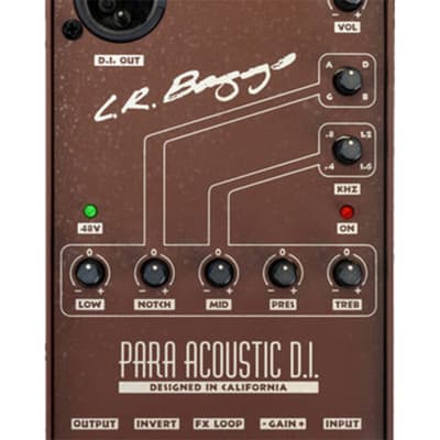 L.R. Baggs Para Acoustic DI Direct Box and Preamp with 5-Band EQ image 2