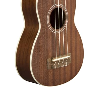 Lanikai MA-S Mahogany Soprano Ukulele Natural w/ Gig Bag image 3